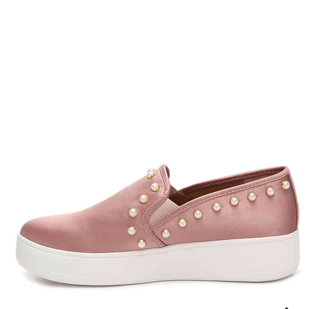 Steve Madden Pink & Pearls Slip On Sneaker - Picture 3 of 6